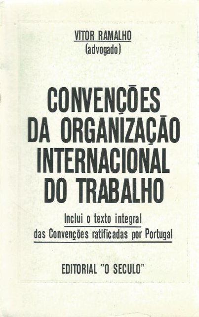 Convenções da Organização Internacional do Trabalho