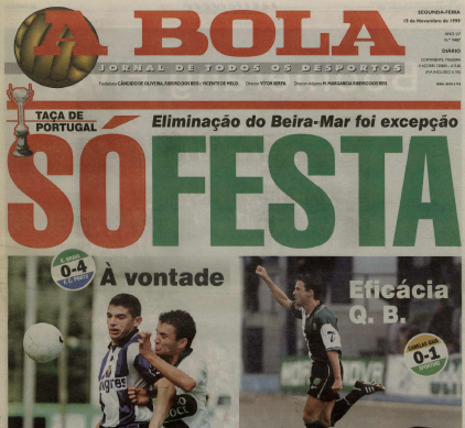 A BOLA: 1999/11/15 Issue 9487