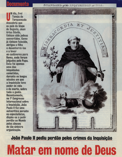 Joao Paulo II Pediu Perdao Pelos Crimes da Inquisicao