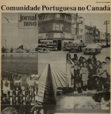 JORNAL NOVO: Comunidade Portuguesa no Canada 1978/12/15
