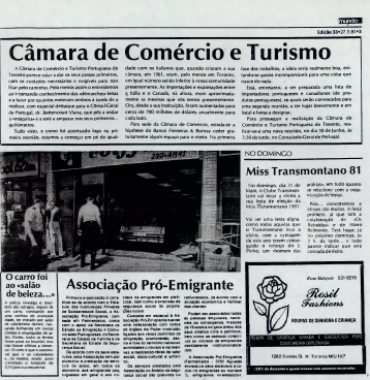 NOVO MUNDO: Camara de Comercio 1981/05/27
