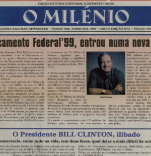 O MILENIO: 1999/02/19 Issue 14