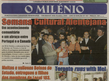 O MILENIO: 2000/10/26 Issue 102