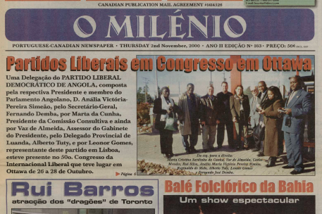 O MILENIO: 2000/11/02 Issue 103