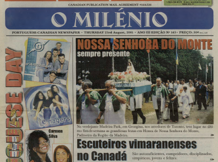 O MILENIO: 2001/08/23 Issue 145