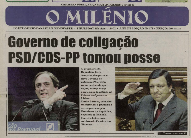 O MILENIO: 2002/04/11 Issue 178