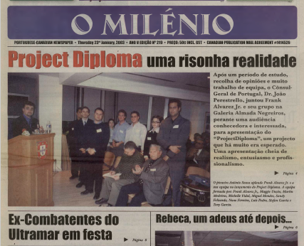 O MILENIO: 2003/01/23 Issue 219