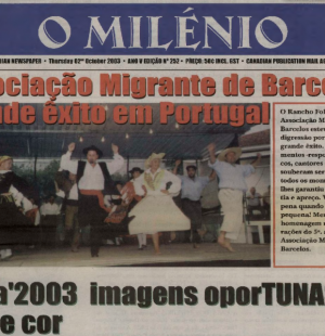O MILENIO: 2003/10/02 Issue 252