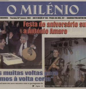 O MILENIO: 2004/01/08 Issue 266