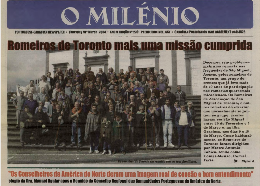 O MILENIO: 2004/03/18 Issue 276