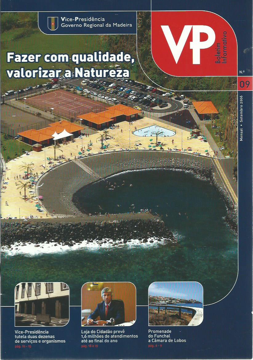 VP BOLETIM INFORMATIVO (MADERIA): September 2006 Issue 9