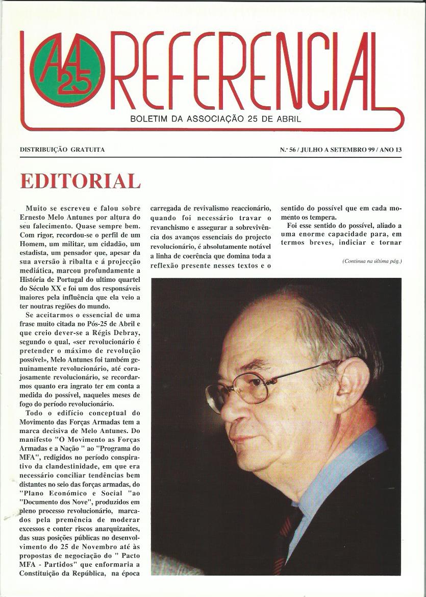 REFERENCIAL: July–September 1999 Issue 56