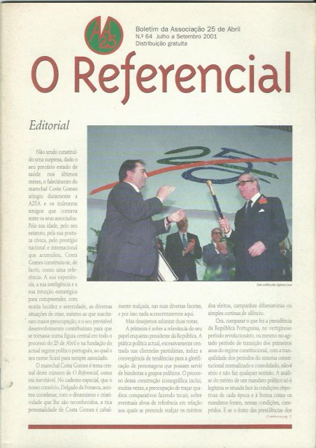 REFERENCIAL: July–September 2001 Issue 64