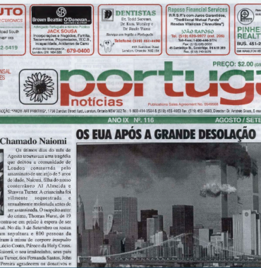 PORTUGAL NEWS: Aug–Sept 2001 Issue 116