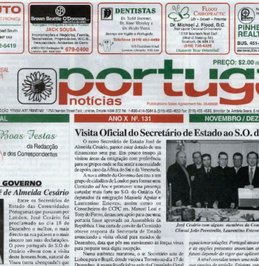 PORTUGAL NEWS: Nov–Dec 2002 Issue 131