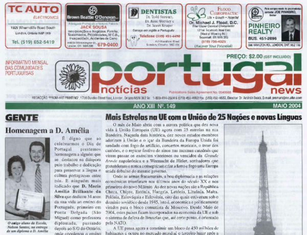 PORTUGAL NEWS: May 2004 Issue 149