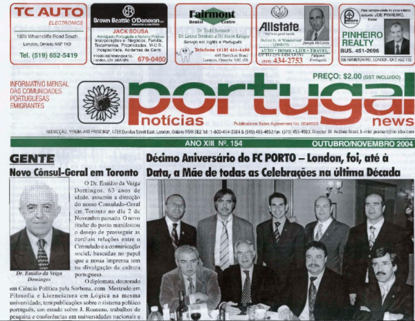 PORTUGAL NEWS: Oct–Nov 2004 Issue 154