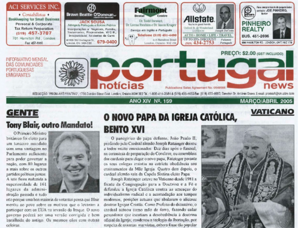 PORTUGAL NEWS: Mar–Apr 2005 Issue 159