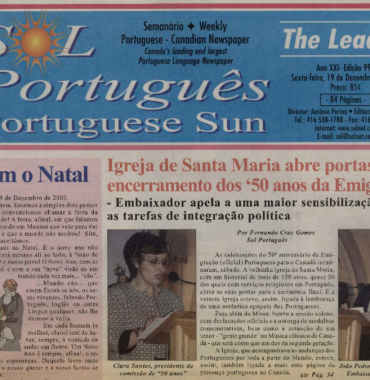 SOL PORTUGUES: 2003/12/19 Issue 994