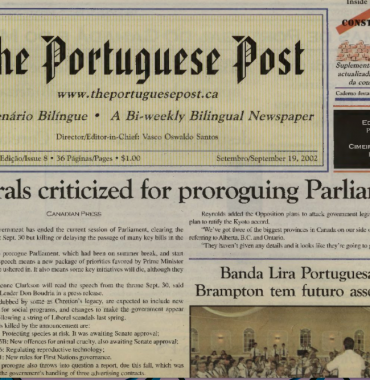 THE PORTUGUESE POST: 2002/09/19 Issue 8