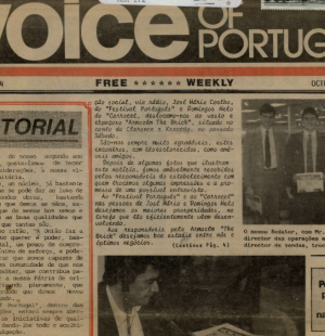VOICE OF PORTUGAL: 1984/10/31 Issue 24
