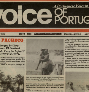 VOICE OF PORTUGAL: 1990/08/15 Issue 326