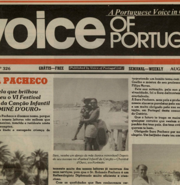 VOICE OF PORTUGAL: 1990/08/15 Issue 326