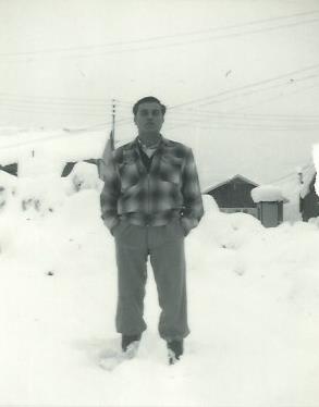 Manuel Gomes experiences snow in Canada